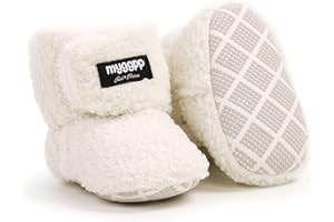 Kfnire Winterstiefel Babyschuhe Warme Unisex Baby Winterschuhe Krabbelschuhe Winter Fleece Kleinkind Krabbel-& Hausschuhe Anti-Rutsch Weiche Sohle Winterschuhe