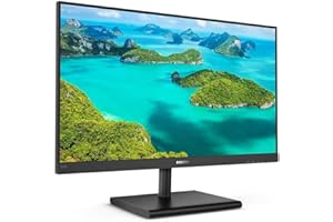 Philips 275E1S - Monitor QHD de 27 Pulgadas,75 Hz, 4 ms, IPS, AMD FreeSync, FlickerFree, SmartImage (2560 x 1440, 250 CD/m², HDMI/VGA/DP)