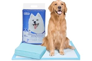 Nobleza - 30pz Tappetini igienici per Cani, Misure 90 * 60cm, Tappetini assorbenti per Animali Domestici