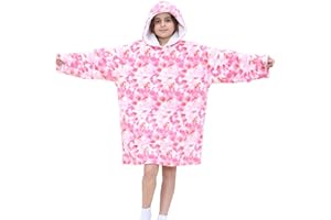 A2Z 4 Kids Girls Boys Snuggle Blanket Printed Oversized Hoodie World Book Day Super Soft Warm Fleece Kangaroo Pocket Hooded Blankets for Children Girls