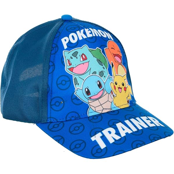 Bonnet/casquette Pokemon Pour Enfant - Motifs Squirtle, Bulbasaur, Charmander, Pikachu - Cadeau Enfant Fan De Pokemon