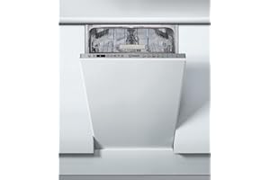 Indesit DSIO3T224EZUKN Slimline 10 Place Fully Integrated Dishwasher With Quick Wash