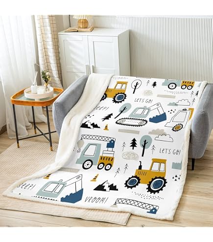 Gamepad Sherpa Coperta Controller per videogiochi Coperta di peluche Moderna console di gioco Coperta in pile per divano letto Striscia geometrica Coperta sfocata blu | IT
