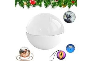 GENERIC 3D Crystal Ball with Digital Display, Personalized Ultrasound Ball, Crystal Ball Digital Video Display, Customizable LED Photo & Video Sphere, for Couples,Pets, Memory Gift