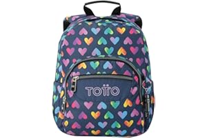 TOTTO - Mochilas Escolares, Diferentes Modelos y Tamaños (12L a 20L), Espaldar Ergonómico con Flujo de Aire, Bolsillos para PC y Botella, Correas en S para Mayor Comodidad, Estampados Únicos