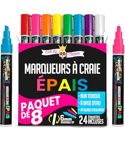 MARQUEUR CRAIE CHALK FIN BLANC - Librairie Gérard