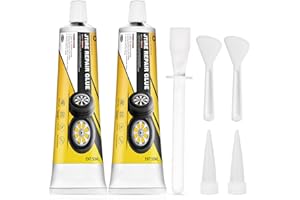 AllisWay Reifenkleber, Gummikleber, Vulkanisierkleber, Vulkanisierflüssigkeit enthält Düse und Schaber, Schnelle Reparatur Von Rissen, Löchern und Abblättern Verschiedener Reifengummis