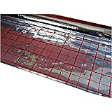 Rasterfolie für Fußbodenheizung 50 m2 Alufolie der Dicke 105 µm