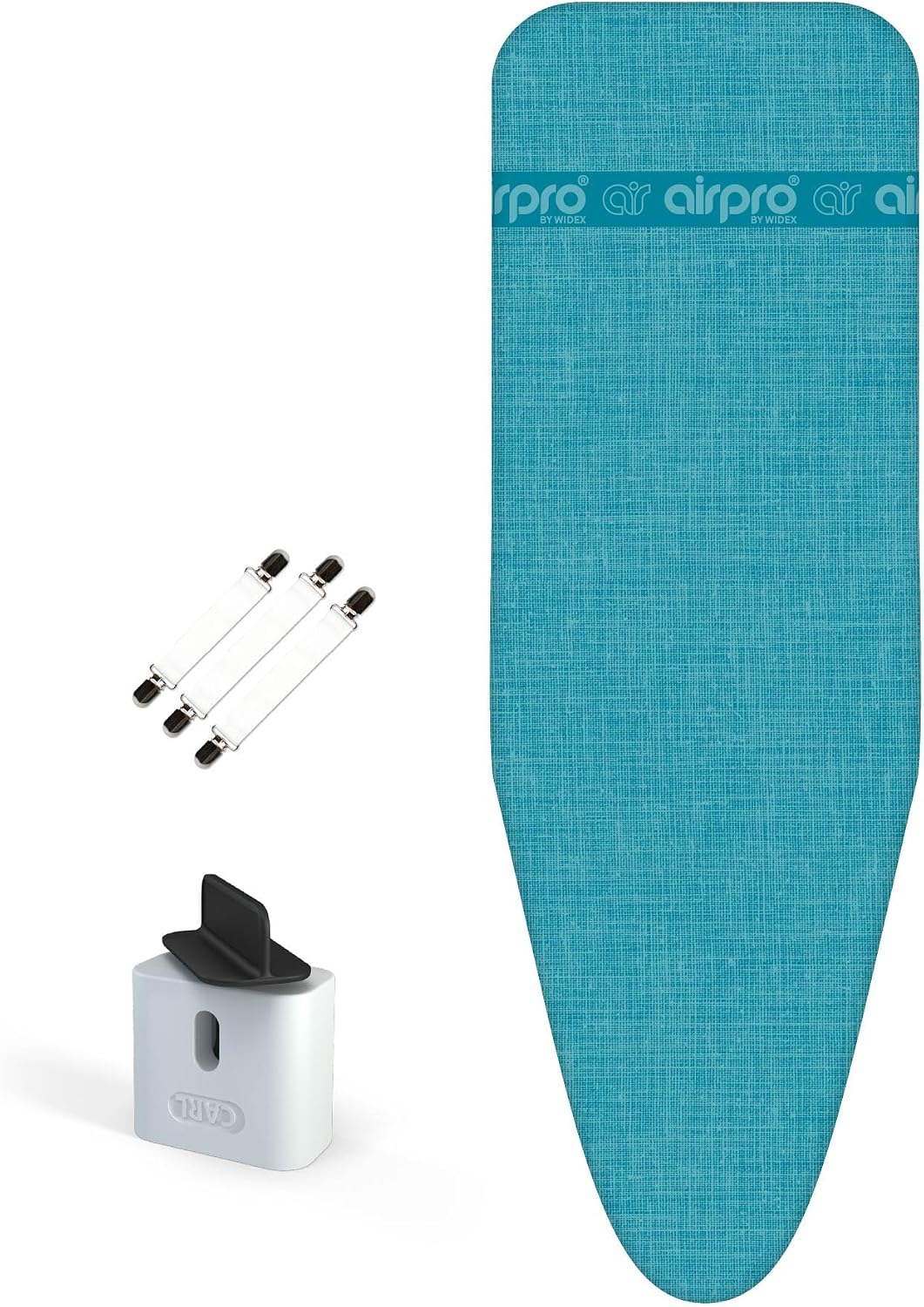 AirPro By Widex Funda de 6 Capas para Tabla de Planchar con Plancha de Vapor - Talla XL MAX 125x50 cm - No más Agua Debajo de la Tabla - Plancha hasta un 50% más rápido - Made IN Europa