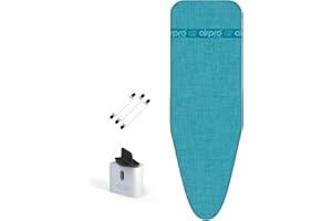 AirPro By Widex Copriasse a 6 Strati per Ferro da Stiro a Vapore - Taglia XL Universale Max 125x50 cm - Niente più Acqua sotto l'asse - Stira Fino al 50% più Velocemente - Made in Europa
