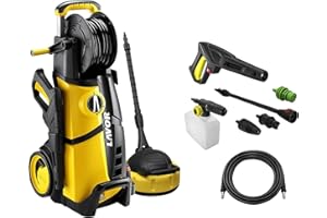 LAVOR Idropulitrice LVR4 PLUS 160 WPS con Programmi di Lavaggio, Pressione massima 160 bar, Portata massima 510 litri ora, Motore 2500 Watt