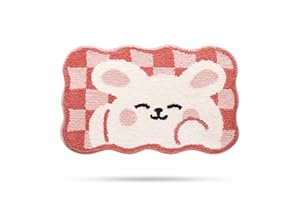 Molesun Tapis de Salle de Bain en Forme de Chat Mignon, Extra Doux et Absorbant, Lavable en Machine, Tapis antidérapant pour Baignoire, Douche et Salle de Bain, 40x60cm