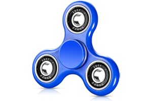 SCIONE Fidget Spinner Giocattolo sensoriale a mano Fidget, Regali di festa per bambini adulti per alleviare lo stress da ansia compleanno (Blu)