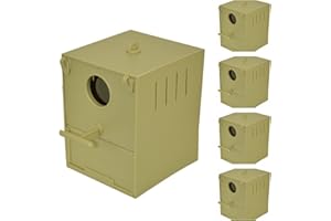 Moondown Farm Finch Nest Box - Bird Nesting Box 12X13X16H (Pack of 5)