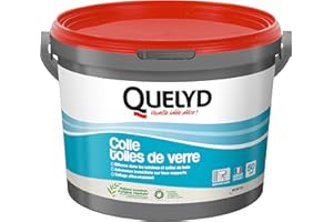 QUELYD Bostik SA QL245813 - Colla speciale per fibra di vetro, confezione da 10 kg, Bianco (Clair)