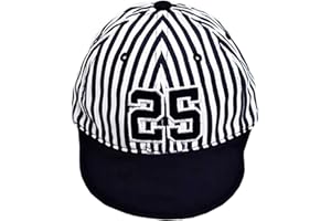 KIRALOVE - Cappello da Bambini - Baseball - Berretto - Visiera - con Strisce - Estivo - Morbido - Protezione Solare