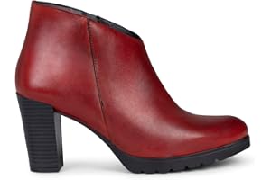 miMaO. Botines de tacón alto con plataforma en piel. Hechos en España