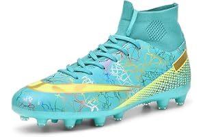 AMLCWZ Chaussures de football pour hommes Gazon artificiel Chaussures de football haut de gamme pour enfants Chaussures de football pour garçons Chaussures d'entraînement Chaussures de football en salle