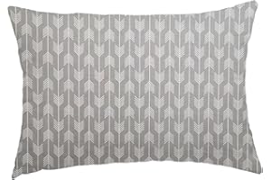 AISAWATE Funda de cojín infantil de 40 x 60 cm, algodón orgánico, funda de almohada para bebé y niño pequeño, con cierre de solapa