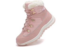 ARRIGO BELLO Bottes Femme Bottine Bottes de Neige Boots Hiver Chaussures Chaudes Fourrure Randonnée Les Loisirs 36-41