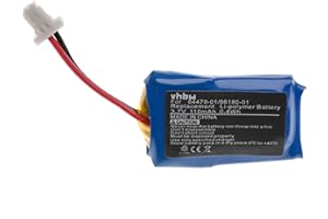 vhbw Batería Compatible con Plantronics C054, C054A, C053, C053A, C565, C565 Gap Auriculares inalámbricos, Cascos (110 mAh, 3,7 V, Li-Poli)