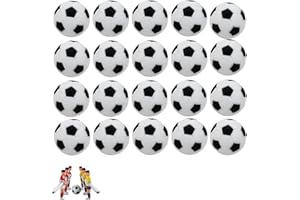oooaooo 20 Stück Tischfußball Kickerbälle, Tischkicker Bälle Mini Fussball Tischfussball Bälle Kickertisch Interaktive Geschenke Baller für Fussball Deko Nur für Personen ab 15 Jahren