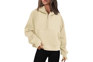 Timuspo Bluza z kapturem, damska bluza z kapturem z polarową podszewką wewnętrzną, basic, zamek błyskawiczny, bluza z kapturem, sweter zimowy, damski top