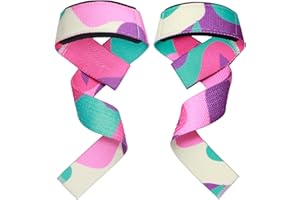 Dickplay Weight Lifting Straps,1 Pair With Neoprene Padding Wrist Support and Gel Anti-slip Grips,Strongly Stitched Gym Lifting Straps for Fitness Weight Lifting,Deadlifts,Strength Training