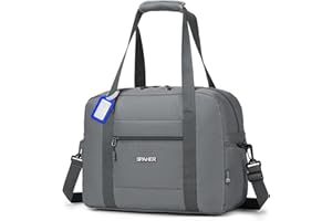 SPAHER Torba Podróżna 40x30x15 British Airways Torba na Bagaż Podręczny Składana Sportowa Weekendowa Torba Samolotu Wodoodporn dla Mężczyzn i Kobiet z Odłącznymi Paskami Ramiennymi