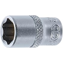 10mm Steckschlüssel 1/4 Zoll Antrieb - 6-Punkt Sechskant Chrome Vanadium Stahl Von Neilsen
