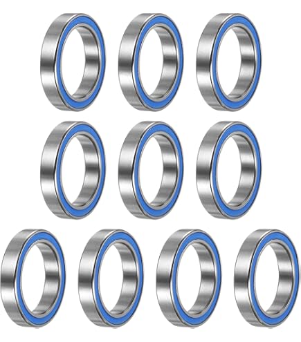 Roulements à Billes 6200/12-2RS – 12x30x9mm Double Scellé – Acier Chrome P0 (ABEC1) – Lot De 2 Pièces