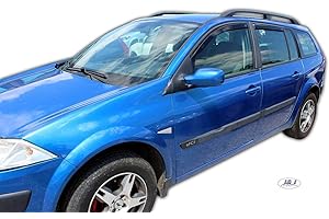 J&J AUTOMOTIVE Derivabrisas para RENAULT MEGANE2 II 5 puerta Break 2002-2008 4pcs