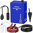 MRCARTOOL T80 Automotive Smoke Machine Leak Detector with Built-in Air Pump EVAP Vacuum Smoke Diagnostic Tester Smoke Machine Leak Tester Pipeline Fuel Leakage Detector for 12V Car, Motorcycle, Boat