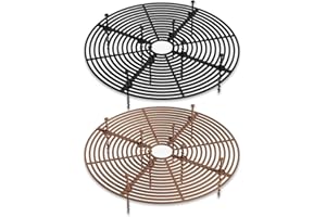 MHYMX Pflanzenschutz Katze, 2 Stück Blumentopfgitter 30cm Kunststoff Blumentopf Gitter Rund Pflanzenschutzgitter Blumentöpfe Abdeckung für Schützt die Pflanzeerde vor Kindern Haustieren