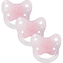 Dentistar Night Juego De 3 Chupetes Nocturnos De Silicona – Talla 3, De 14 Meses – Chupete Luminoso Ortodóntico Que Cuida Los Dientes – Luna, Amarillo