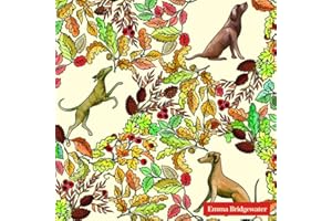 IHR Ideal Home Range - Paper Napkins Emma Bridgewater Dogs in The Woods Cream 20 pc. 3-Ply Lunch Napkins 33 cm x 33 cm / 13 inch x 13 inch