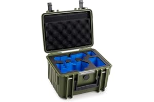 B&W INTERNATIONAL GMBH B&W Walizka transportowa outdoorowa do drona DJI Mini 4 Pro i Fly More Combo - typ 2000 brązowo-zielony - wodoszczelna zgodnie z certyfikatem IP67, pyłoszczelna, odporna na pęknięcia i niezniszczalna