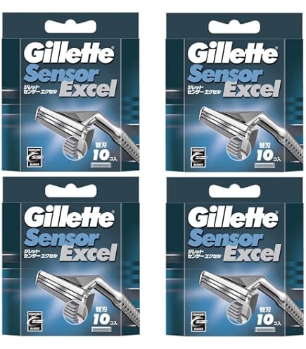 Pack XXL 20 Lames Gillette Sensor Excel - Recharge Rasoir Compatible Mach3 Neuf