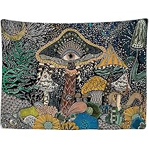 Arazzo Decorativo ABAKUHAUS - Vecchia Finestra Con Fiori, 150x110 Cm, Beige E Verde, Per Camera Da Letto E Soggiorno - Foto 2