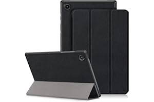 DINGGUAGUA Custodia Compatibile con Samsung Galaxy Tab A8 2022 SM-X200/X205 10.5 Pollici 2022 Ultra-sottile Cover con Funzione Supporto,Nero