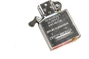 ‎ZIPPO Zippo Original Zippo-Einsatz, Einsatz, Inlay, Ersatzteil für reguläres Zippo, Chromsilber, unbeleuchtet