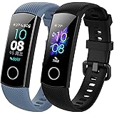 Mijobs Honor Band 5 Band 4 Braccialetto di Ricambio Polso Cinturino per Honor Band 5 4 Universale in Sport Cinturino Sportivo