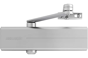 VACHETTE Tesa Assa Abloy DC140-DEV1-, Cierrapuertas de brazo articulado, Plata