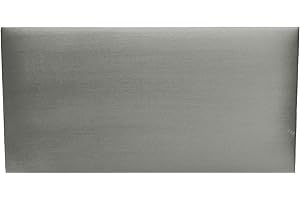 MEBLE ANGELO Angelo - Tapicería 3D Para Pared y Techo - Panel Tapizado Rectangular - Cojines de Pared en Gris 90x30