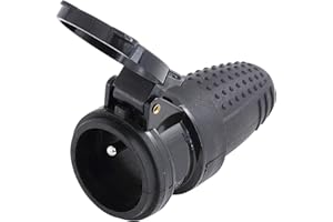 GEFOM Fiche Femelle 16A + Terre A Clapet Etanche IP44