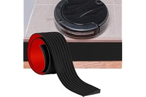 JAHOMFAI Türschwellenrampen gummirampe 1.5cm Höhe Selbstklebende übergangsprofile Schwellenrampen für Türöffnungen, Kinderwagen, Roller, Rollstühle