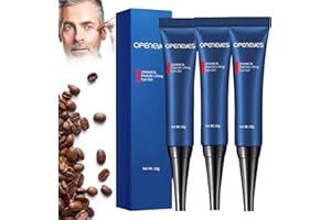 HOME HOLIC OPENEYES Awaken Peptide Lifting Eye Gel Awaken Peptide Depuffing Eye Gel Men's Peptide Anti Aging Eye Serum Lifts Firming Anti-wrinkle Eye Tightener Reduces Puffiness & Dark Circles (3 Pack)