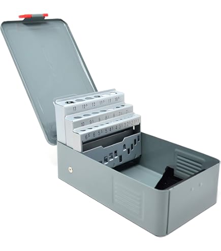 Set Punte Trapano Bohr Craft M220 - HSS DIN 338 - 220 Pezzi - Da 1,0 A 13,0 Mm - In Valigetta Metallica