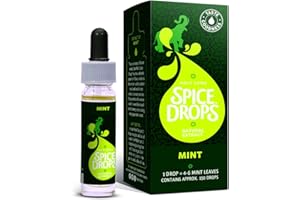 HOLY LAMA NATURALS Holy Lama Spice Drops Mint Extract - Natural Cooking Ingredient, Savoury Recipes, Drinks, Teas, Cocktails 1 x 5ml Bottle
