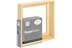 AMPERSAND ART SUPPLY Ampersand Float Frame 7/8In Thin 8X8 Maple